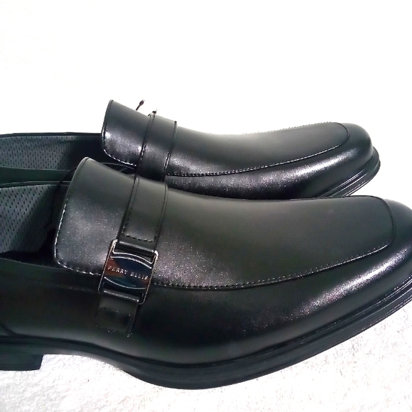PERRY ELLIS MEN'S JUSTIN LOAFER | SIZE 11.5 | BLACK - Picture 6 of 11